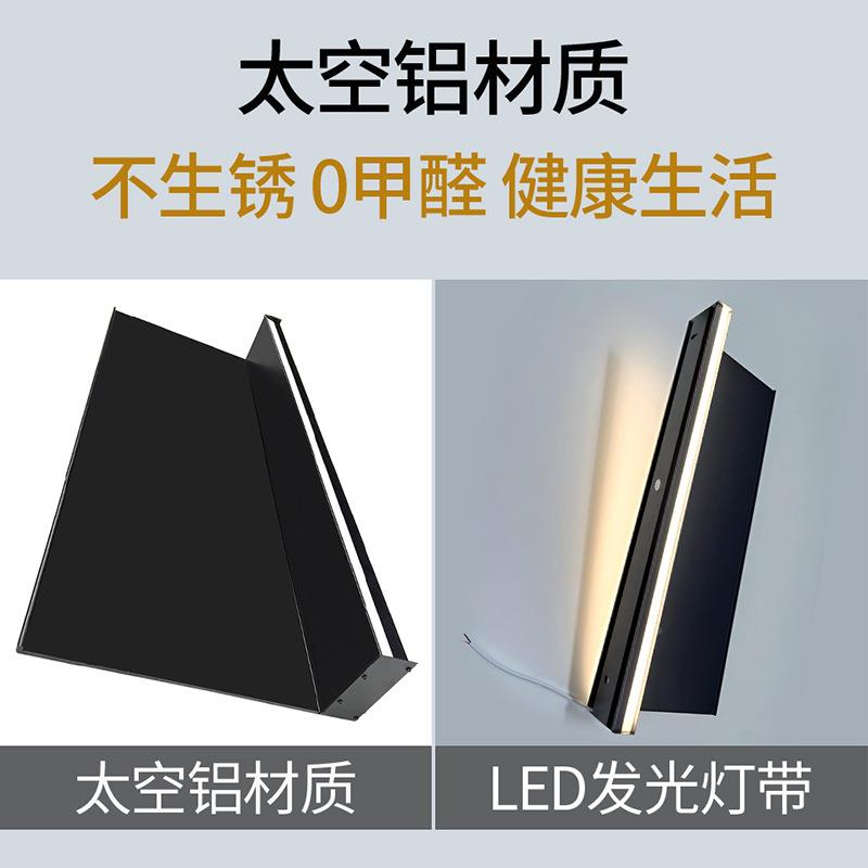 铝灯合金层板L墙ED置物架壁挂展型示L搁板759书架带家居智能壁灯