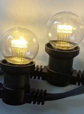 E27螺口45球型灯泡户外院庭LE泡D智能IQZG灯串气球灯灯串