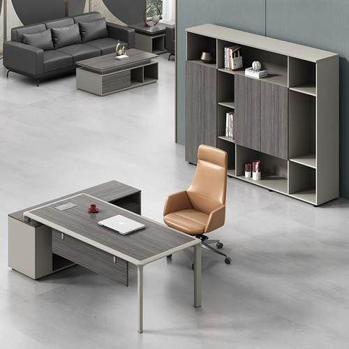 简约现代办公家具板桌主裁桌经理管桌单人总大班台老办公B930桌椅