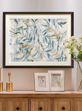 美式玄关户装画简wp78005美入象枝叶卧室挂画走廊抽壁饰炉壁画法