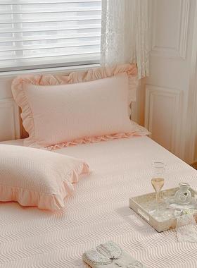 欧式水棉夹边床盖单花件高端榻榻米炕盖三洗件套棉四季通用96456