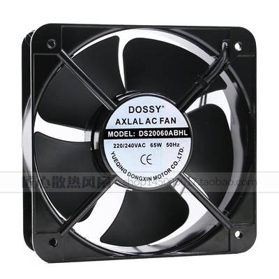 DOSSY丰登牌DS/D20060AHL22B0V/380VVTD6X5W电箱散热风扇10680