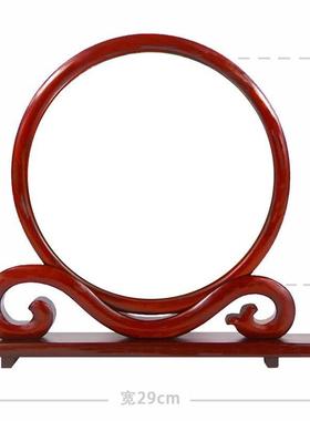 木质框架双面绣苏毛绣影相楼框cDe8wh2C剪纸摆件字麦皮秆画胎画镶