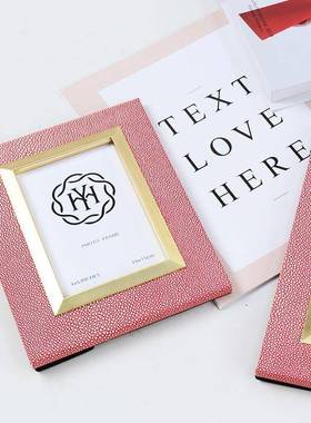 家简约高档室内居绒布冰花HY-89162绒包相框金属玻布璃革包皮布相