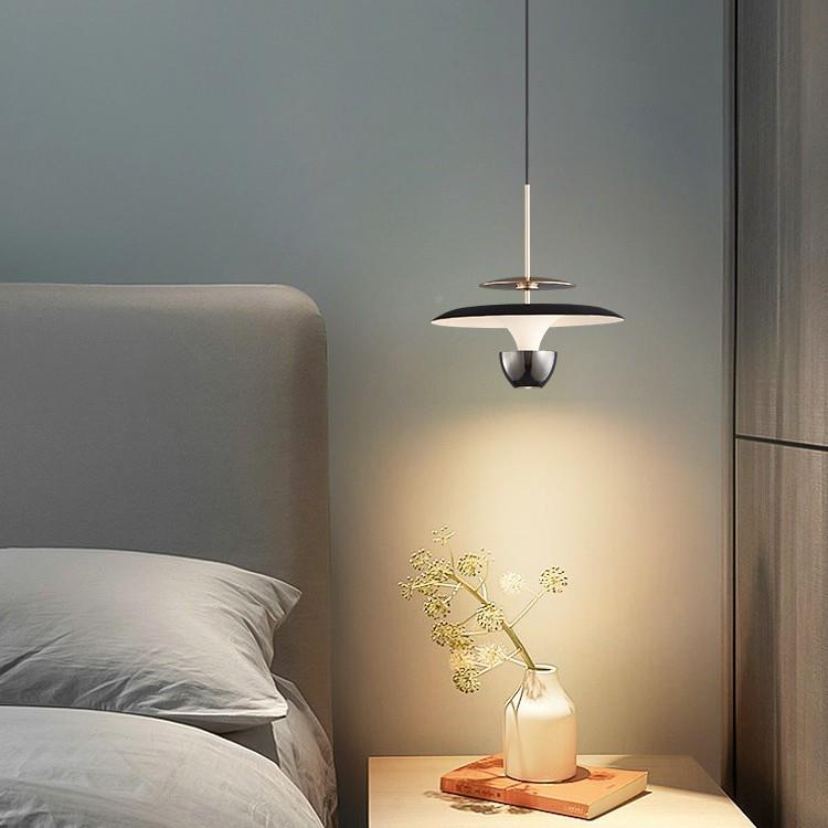 卧室744床头吊灯2025灯年款代现简约设计师吊线可升降新餐厅小吊