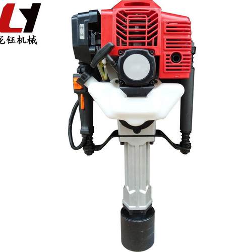 头汽油打圆桩汽油管栽桩机新822型机快速木汽油打桩机