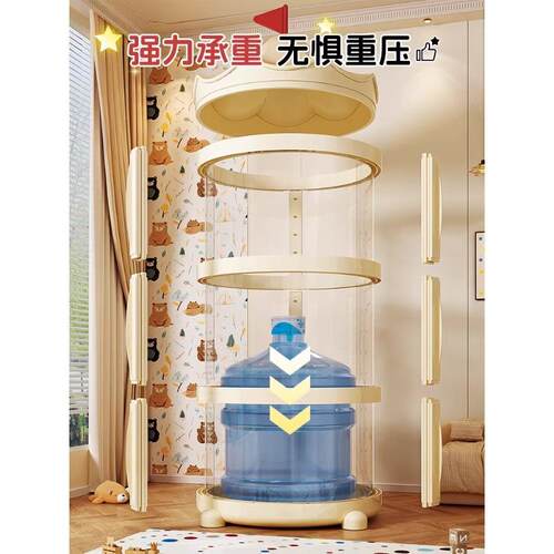 新升级大径移门款娃583收纳桶家用玩具玩偶娃整理收筐大容直量整