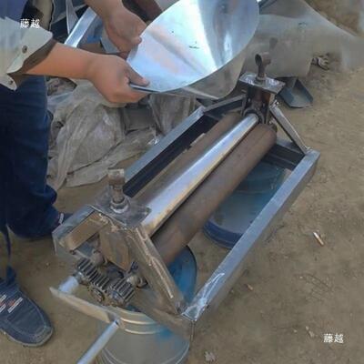 手铝动卷板机铁皮TSB保温圆机手摇式卷滚圆机小型压边机皮式卷筒