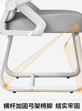 电脑坐椅子舒久家用办公座椅椅人体工学职员72337卧室书桌服凳子