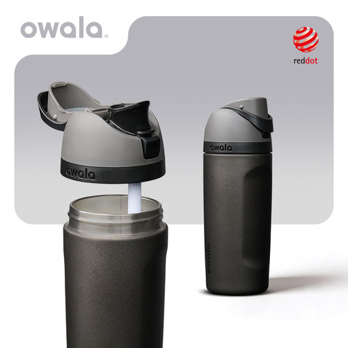 OWALA保温杯不锈钢吸管杯双饮口