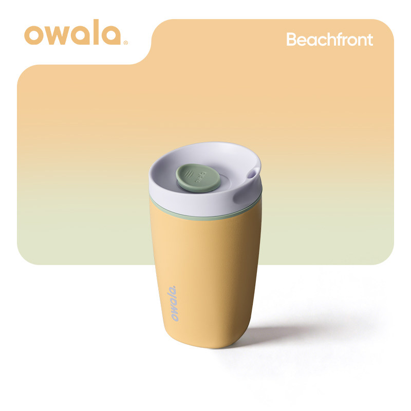 Owala咖啡杯直饮杯保温杯推盖不锈钢水杯马克杯随手杯子礼物355ml