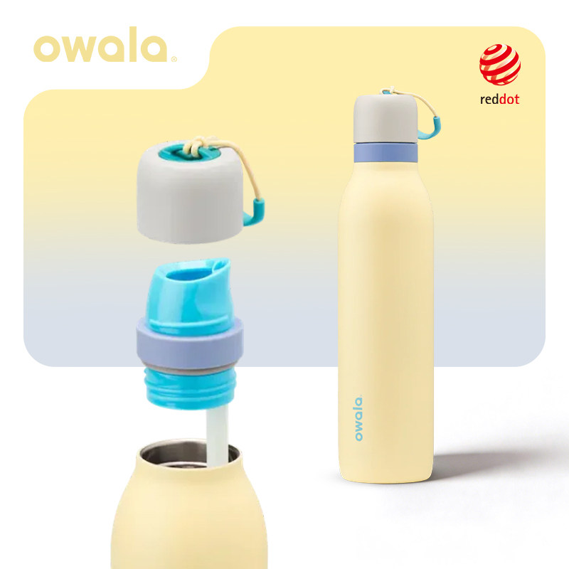 Owala 随行保温杯不锈钢吸管杯户外运动水杯大容量直饮口杯子便携