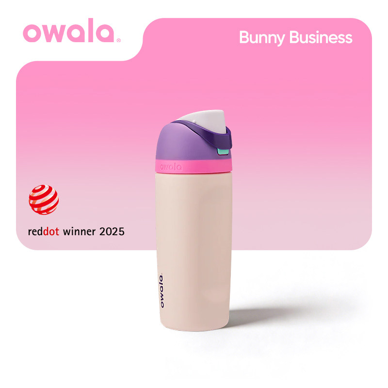 OWALA水杯不锈钢保温杯吸管杯车载弹盖外出男女生儿童杯子随行杯