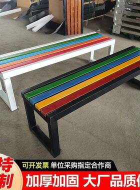 公院园椅16635户铁外长椅室闲外休息长凳庭休排椅防腐实木塑木艺