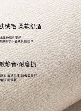 美式IXD轻奢客厅大地毯简约条会客室地毯满比利时圈纹绒卧铺地室