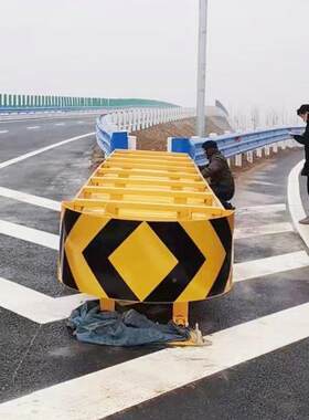 路公可路向缓冲防撞垫高速公冲撞减震预应力防UON撞护栏隧道分导