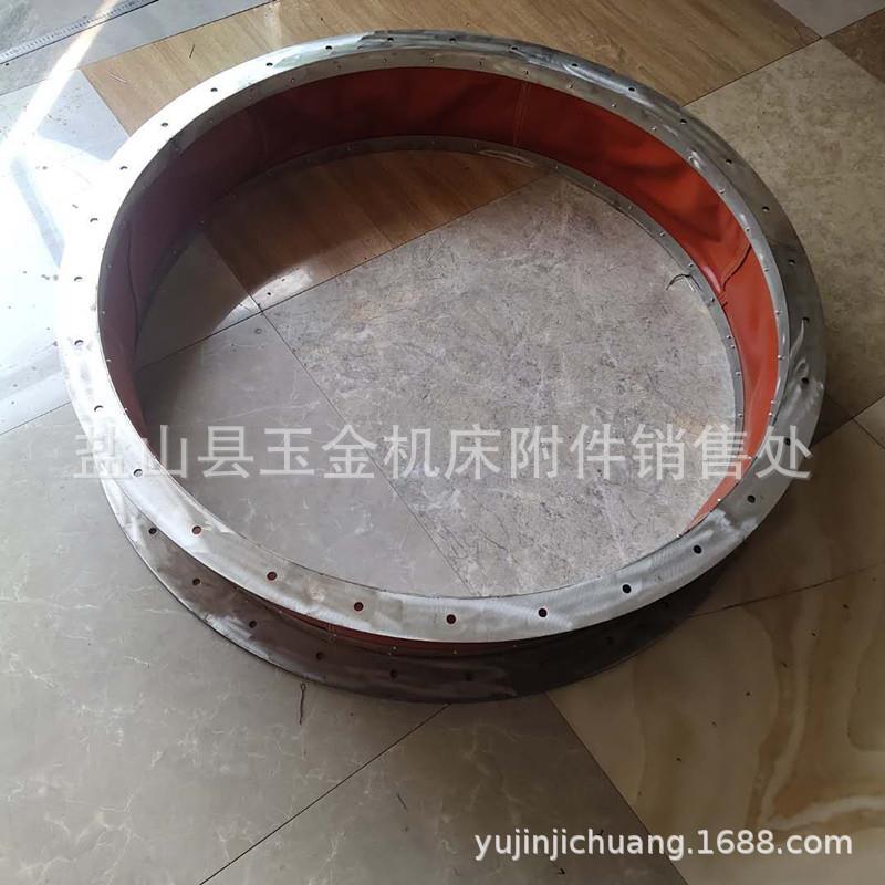 风机软连减震防ZRP通风管耐道火接高温软接头帆布伸缩式水泥卸料