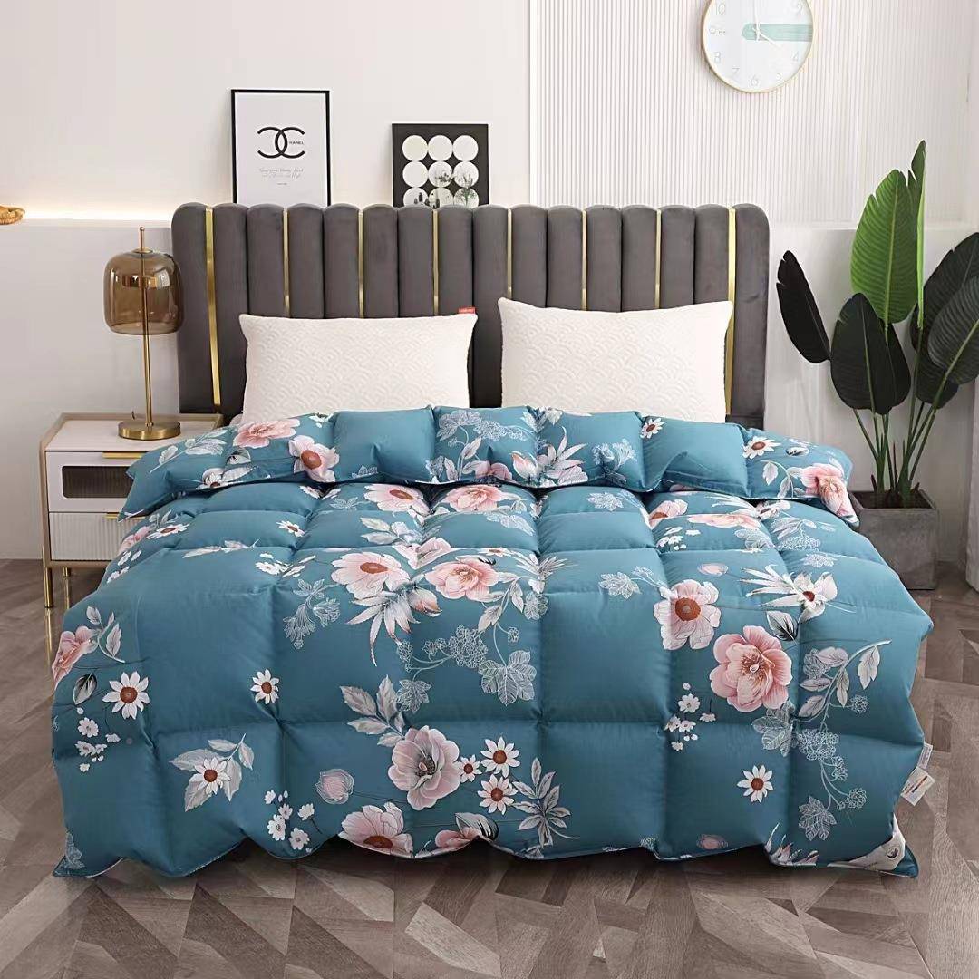 羽壳绒被半成品防钻绒钻毛被套高密被度立自充绒衬内胆VRR芯面料