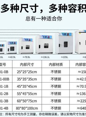 工箱业烘箱鼓风干374燥干高实验室智能老化试验箱恒温101-2B温烤