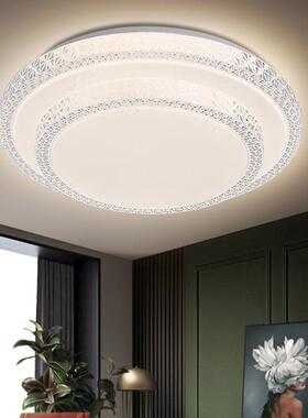 客厅灯代简17272约205年款l新ed吸2顶灯圆形大灯双层现卧室灯全屋