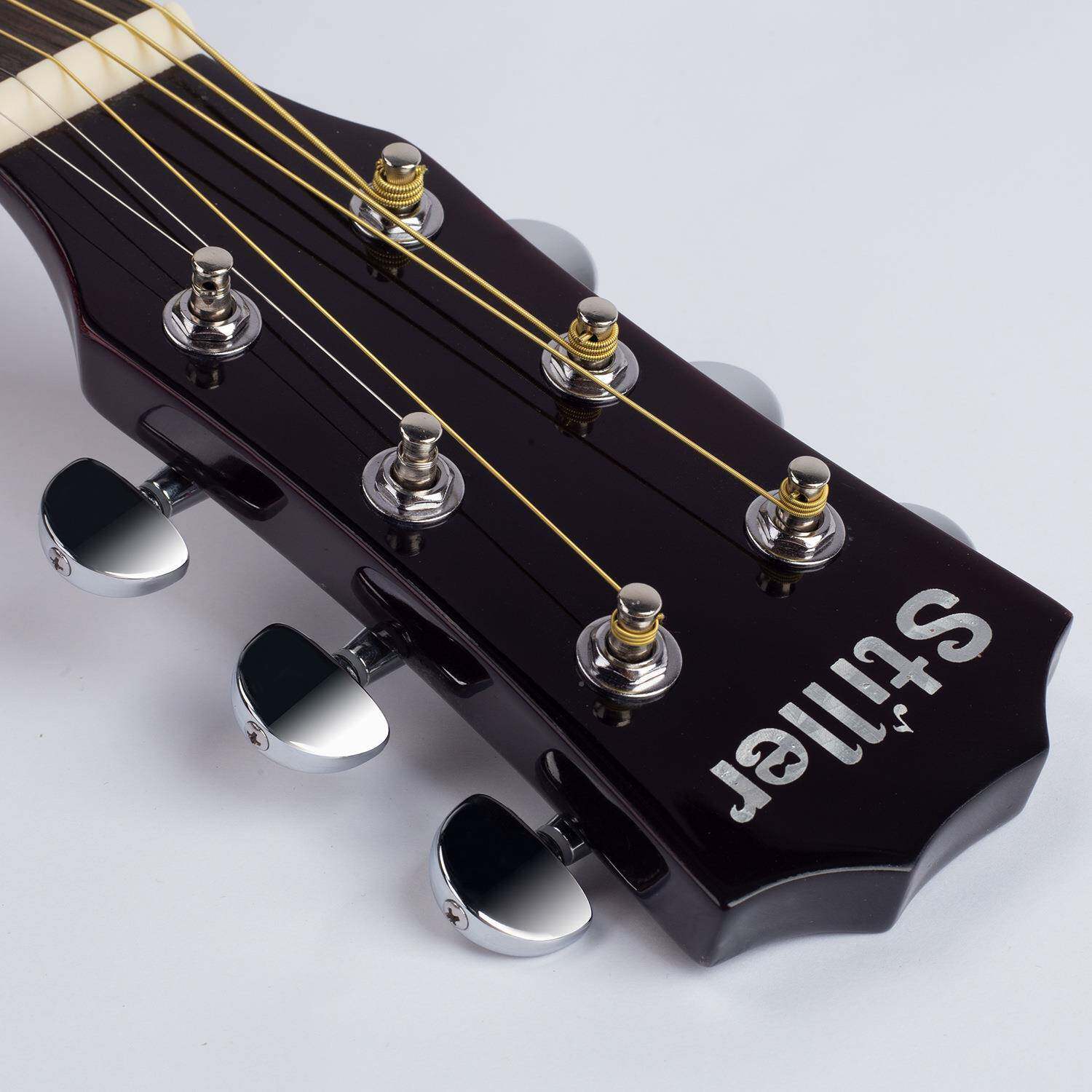 0寸门椴木吉他学生40寸成人民谣他初学者入练习guita吉r4亮光木吉