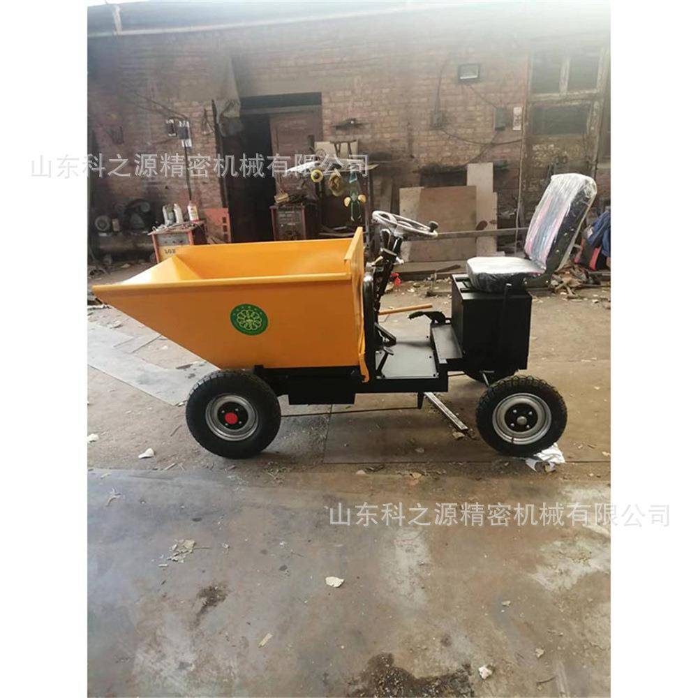 OVV动水电土方运输车建筑泥工地用翻斗车座驾式前翻工程装卸车