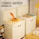 衣服收纳箱922整箱盖翻折大容叠量超大家用玩具理筐被子收纳柜储