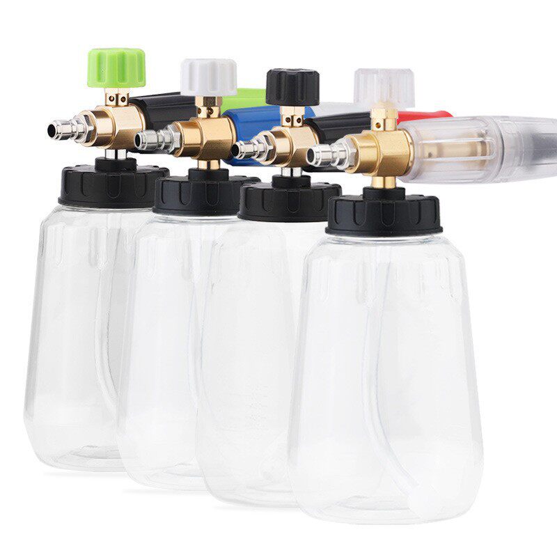 高压洗车1.5L泡沫喷壶红色头泡沫发生器发泡器工具FTY
