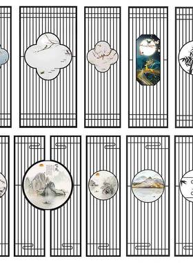 客铁艺屏式隔断厅卧室入户新风款玄关卫生间玻璃中卫生间遮95379