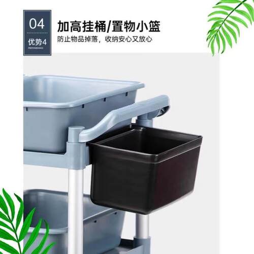 车酒店餐厅收碗手推三层车送车餐传菜WMJ工具车多用途推车餐商用