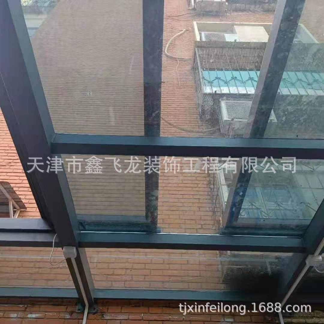 房本公司提供别墅化璃OJX钢钢玻结构阳光房自动天窗电动轨道断桥