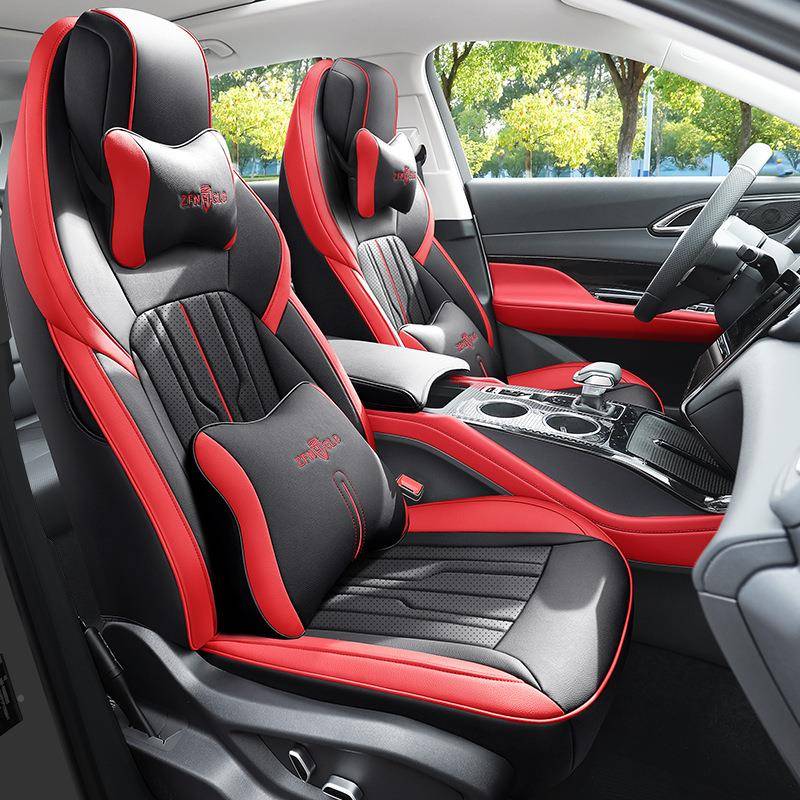 2座025款红旗HS夏3专四用汽车坐垫季全包套季通用座椅套车垫ADT皮