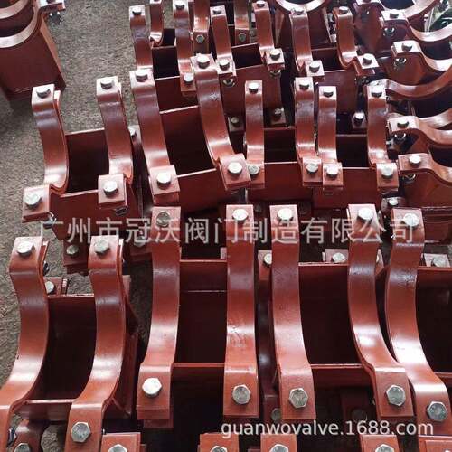 A2标准型双螺栓道管夹IIF管支架不管卡孔基准型抱箍锈钢三管夹管