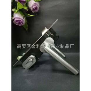 厂家直C-B008-8销金不锈钢分体执室锁铝合门塑钢门把手手锁内通道