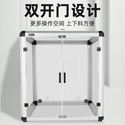 晶研PC透明刻机防雕尘隔罩音尘防水双开门绝铝合金JPJ拼装罩子配