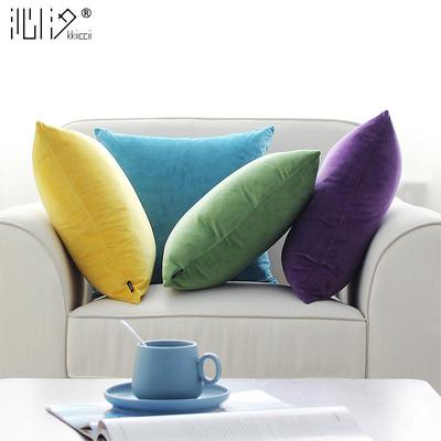 套V45料O靠枕定制尺私寸天鹅绒面抱F768T766枕套沙发靠背套定做人