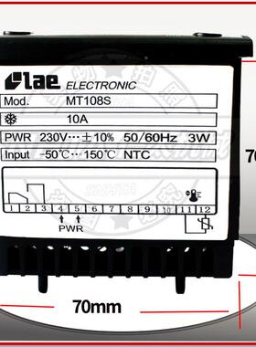 LAAE意S大利MT80制冷465机智能温控表L11-5T2RW温控器