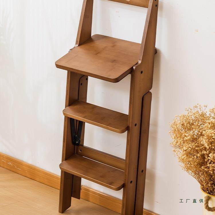 叠梯椅步F986SM99宝宝餐加高靠背椅椅吧台椅子三梯凳厨房高凳简约