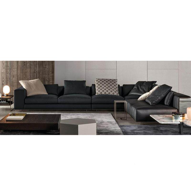 意计式极钢琴键沙简沙发客厅大户型三四人位设师钢琴角键大转艺布