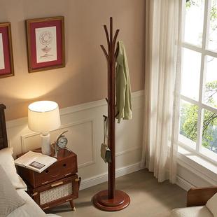 创意架树916B形衣帽架全木衣架多挂点仿生实衣服架收纳挂衣落地客