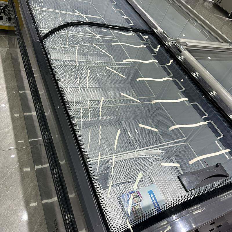 商用超组市合弧形岛柜冷无品牌/冻展柜璃雪糕柜冷玻藏卧式保鲜冷