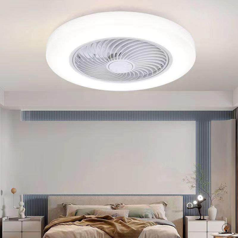 智风能吸顶卧室风扇灯静音家用一超客厅大风力餐厅体隐形带电LHD