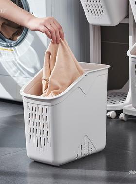 脏衣篮窄洗衣篮夹缝脏衣服纳乔乔8539筐桶家用放衣服篮收子脏衣篓