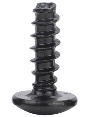 TT黑色十丝字槽大头割尾自攻扁螺丝铣尾螺伞头蘑UTQ菇螺丝头钉M3/