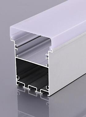 白色LED三防灯方形灯具外壳led硬灯条铝槽橱柜pc灯罩灯管铝材套件