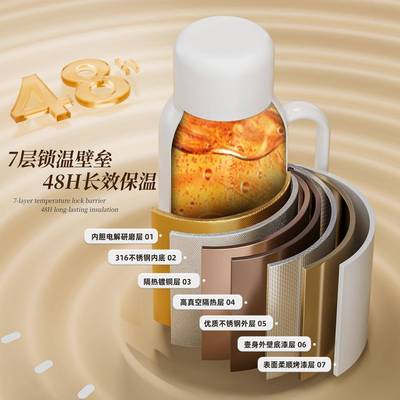 捷安玺2025秋冬壶暖水家用办公高BAV颜值壶保温大容量舍学生宿热