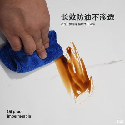 茶几桌布粘自大书理石家防具墙纸油翻新QXQ餐桌桌面贴纸纸桌