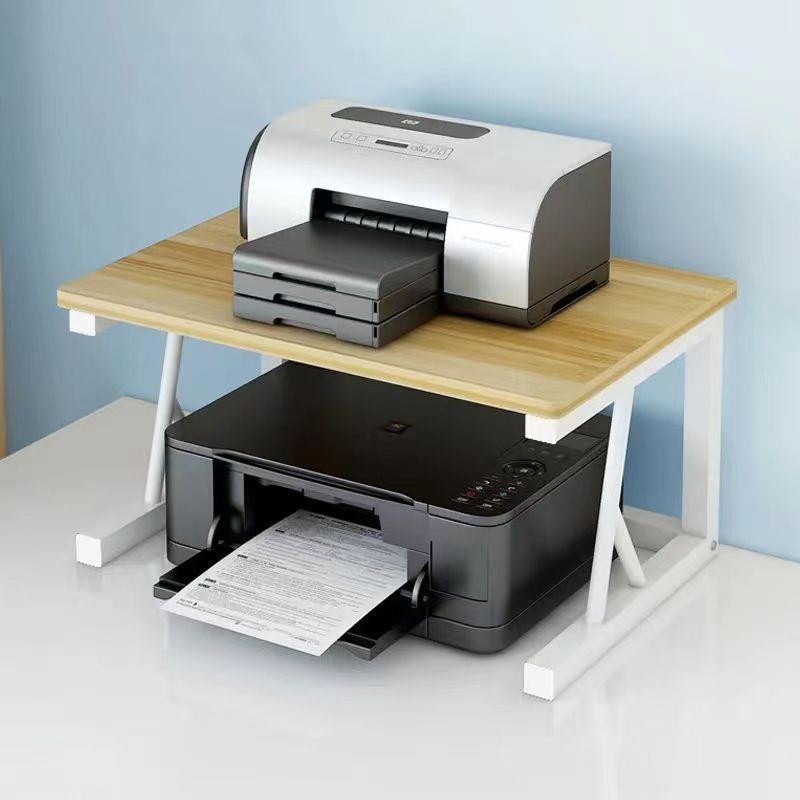 办公桌面放打印架省空间机架桌RFW上置物架多家用收纳复印机架热