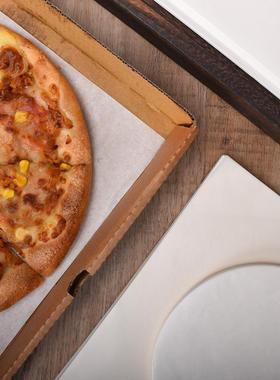 烘焙纸10.5寸油YJ-PSZ27圆纸形27cm披萨纸防油托盘食品级垫纸1000