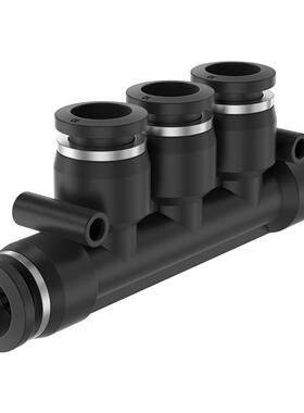 TPM朝气动快速气管快接头塑日料快无品牌/插PK/6/8/10五通外径100